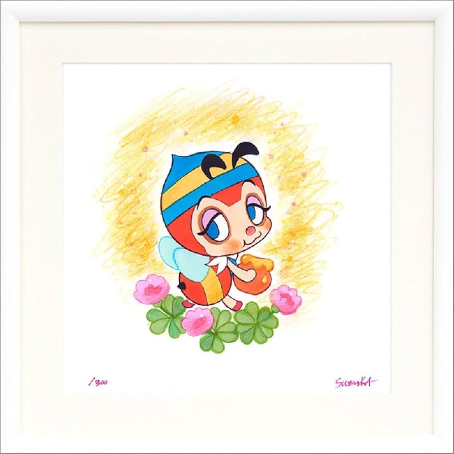 Amazon｜吉田すずか はちみつハッチ ジクレー 版画 動物画